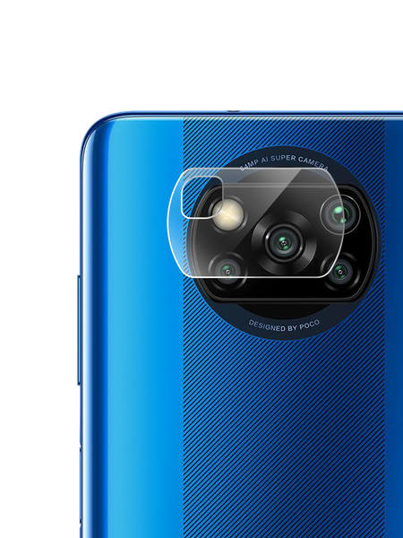 

Гибридное защитное стекло Brozo на камеру Xiaomi Poco X3, Xiaomi Poco X3