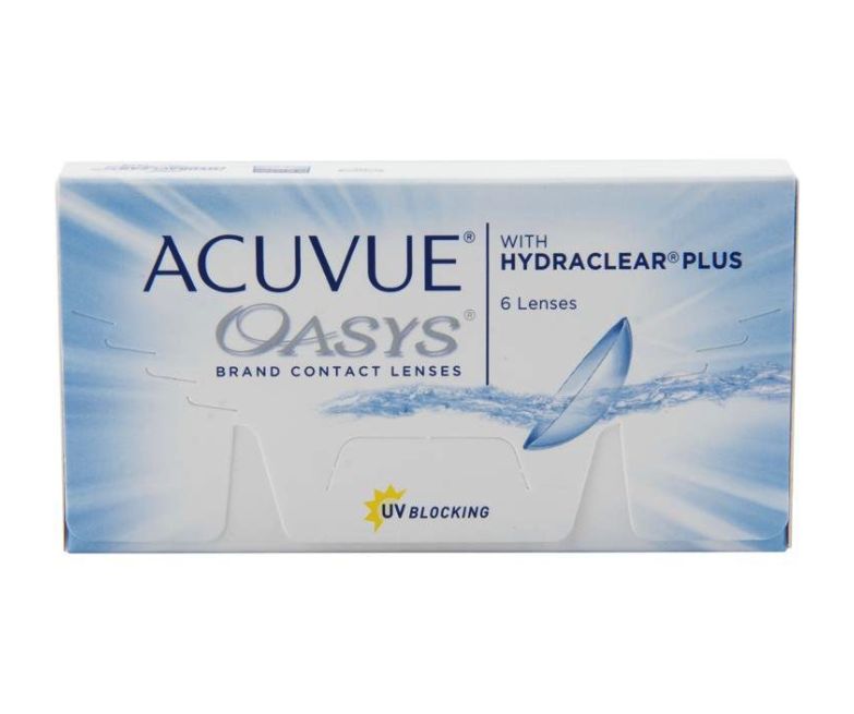 Купить Oasys 6 линз + Biotrue, Acuvue Oasys (6 линз) + Biotrue 300 мл.(8.4, -1.50)
