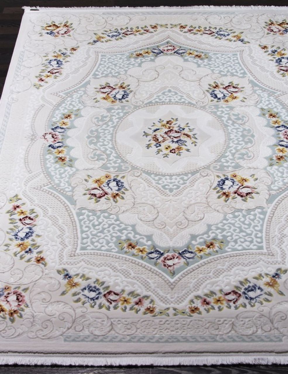 фото Ковер truva 08328a blue/blue karmen hali