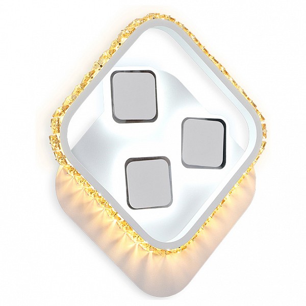 

Ambrella Ice 1 FA265 SWH/TI белый песок/янтарь LED 3000K+6400K 20W 310*270*50