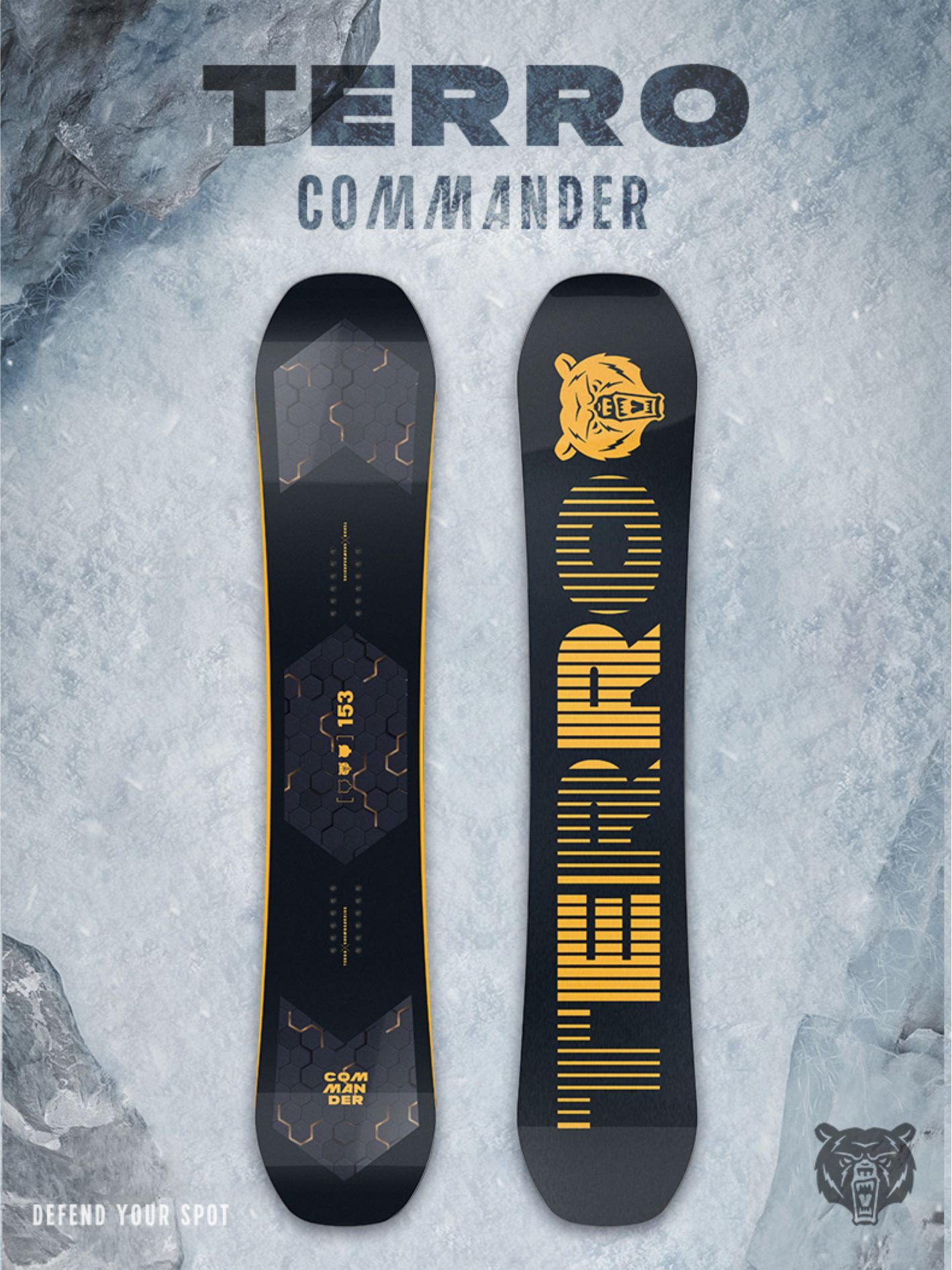 

Сноуборд TERRO - COMMANDER 24/25 149, Черный;оранжевый, COMMANDER24/25