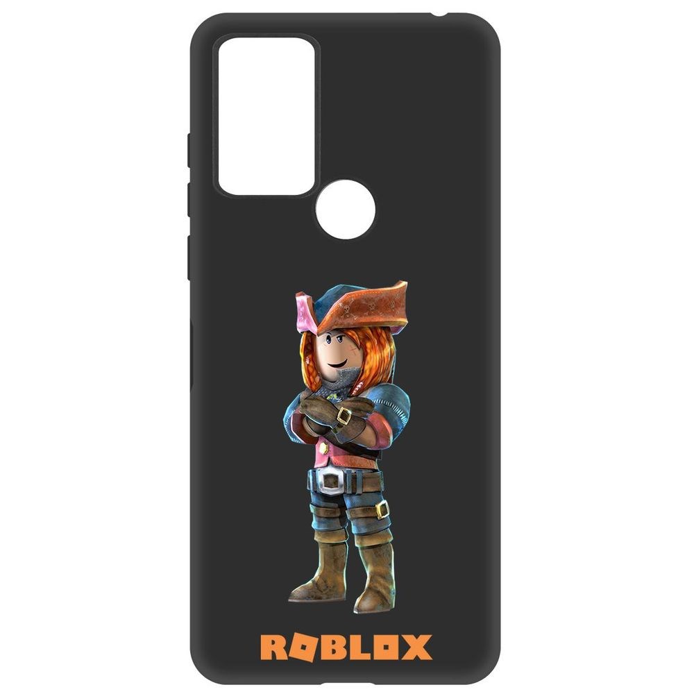 

Чехол-накладка Софт Roblox-Эзебель для TCL 30E, Черный