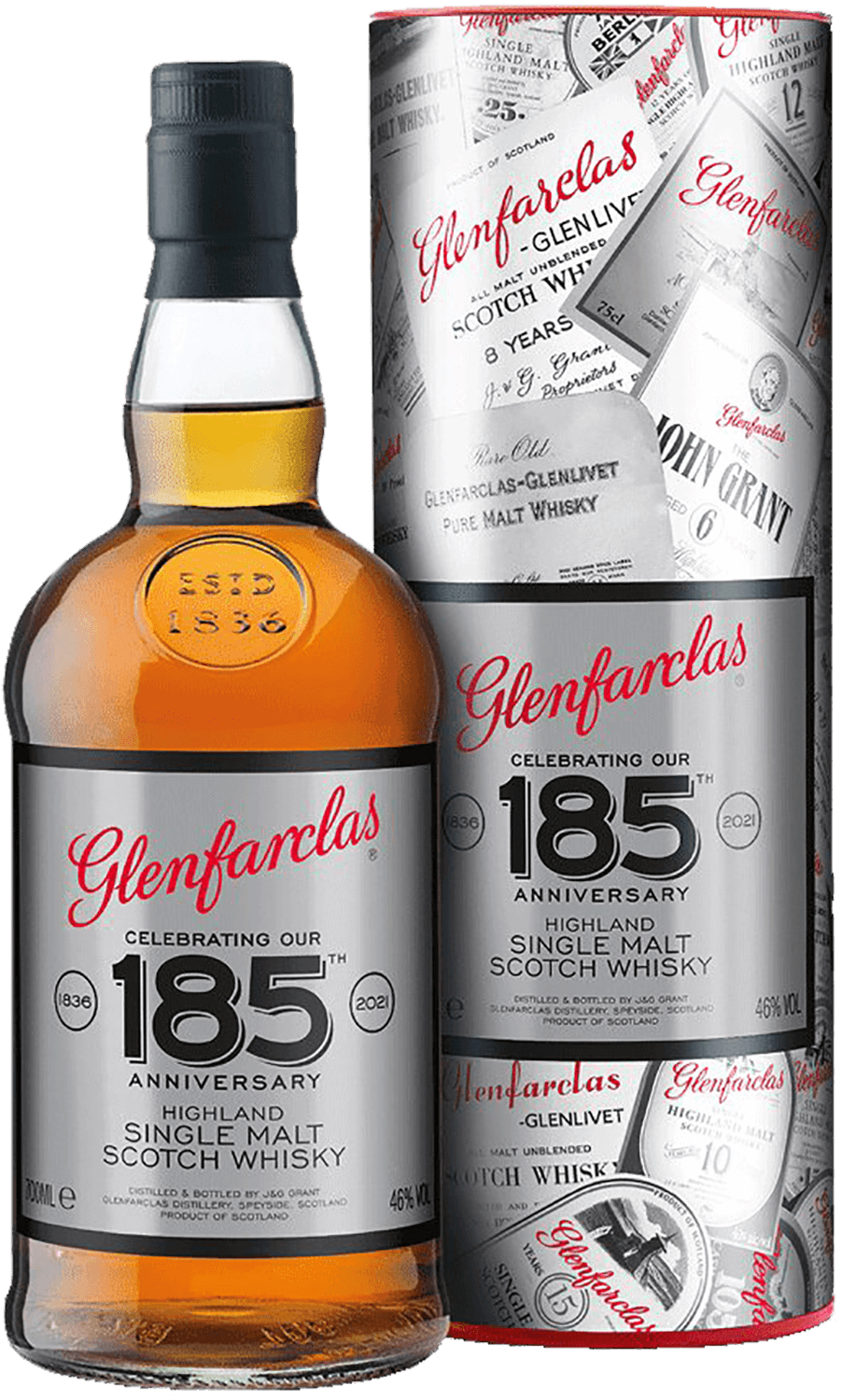 

Виски Glenfarclas 185th Anniversary Single Malt Scotch Whisky (gift box)