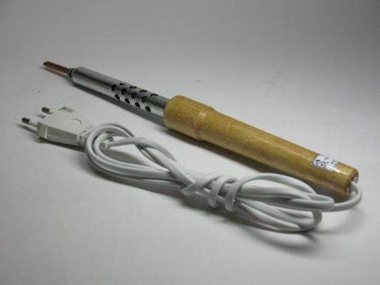 Паяльник ЭПСН 25Вт/220В (г.Псков) деревянная ручка (арт. 11305)