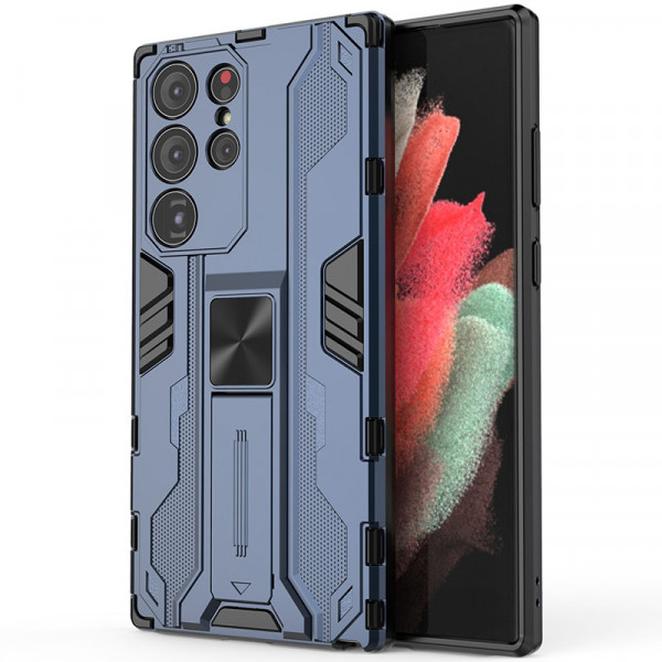 

Противоударный чехол Epik Galvatron для Samsung Galaxy S23 Ultra, Синий