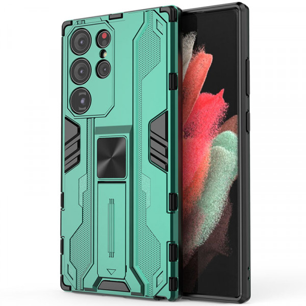 

Противоударный чехол Epik Galvatron для Samsung Galaxy S23 Ultra, Зеленый