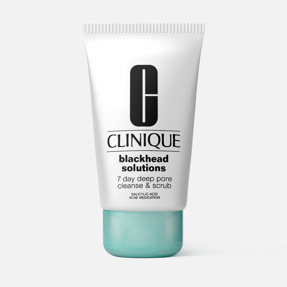 Скраб для лица Clinique Blackhead Solutions 7 Day Deep Pore Cleanse & Scrub 125 мл