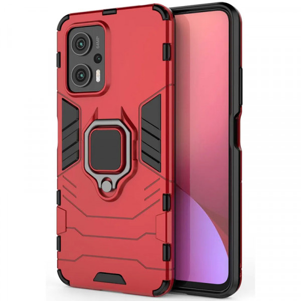 

Чехол Epik Transformer Ring для Poco X4 GT/Redmi Note 11T Pro (Plus)5G, Красный