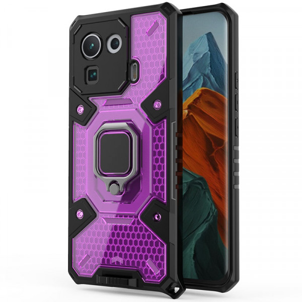 

Противоударный чехол Epik Honeycomb Armor для Xiaomi Mi 11 Pro, Фиолетовый