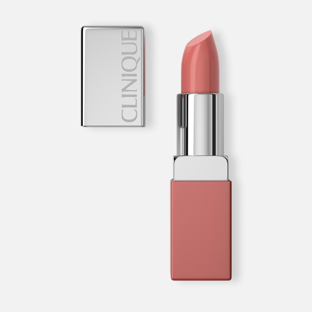 

Помада для губ CLINIQUE Pop Lip Colour интенсивный цвет и уход №04 Beige Pop 3,9 г, Розовый, pop lip colour + primer