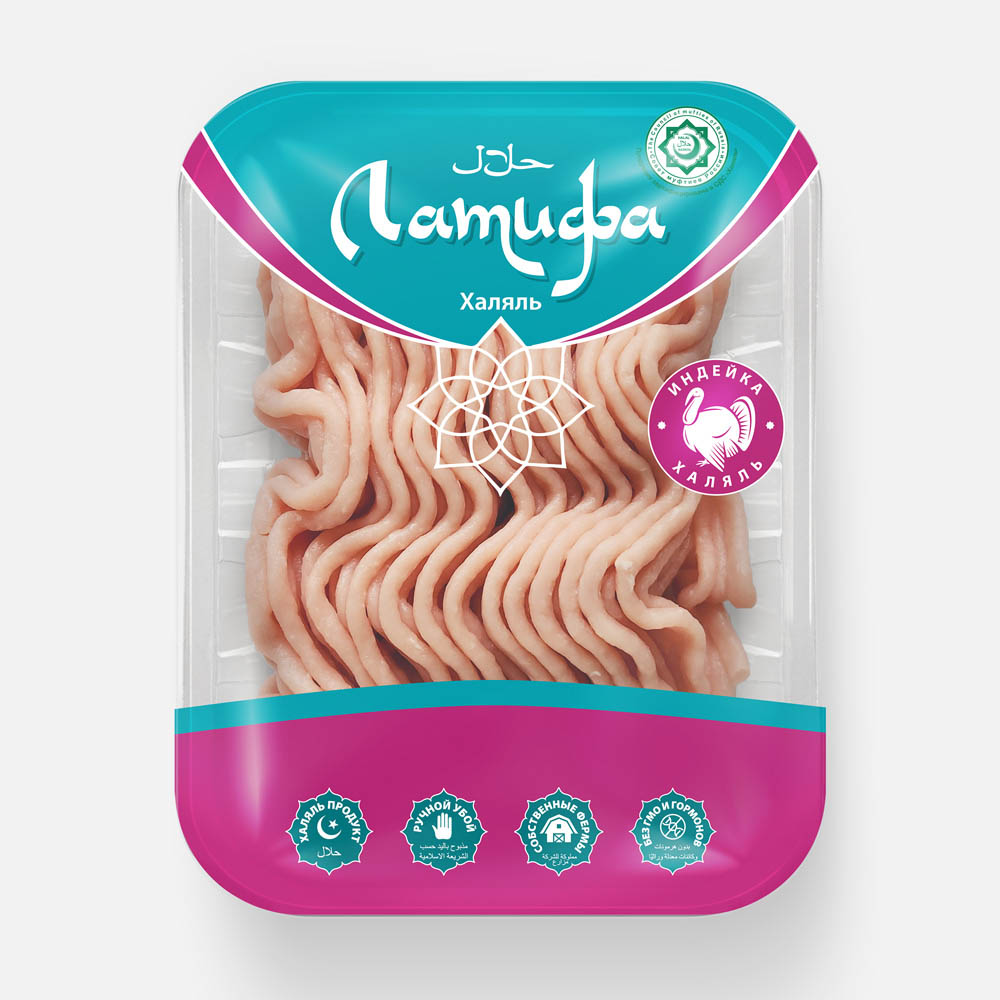 Фарш Латифа из индейки, охлаждённый, 450 г