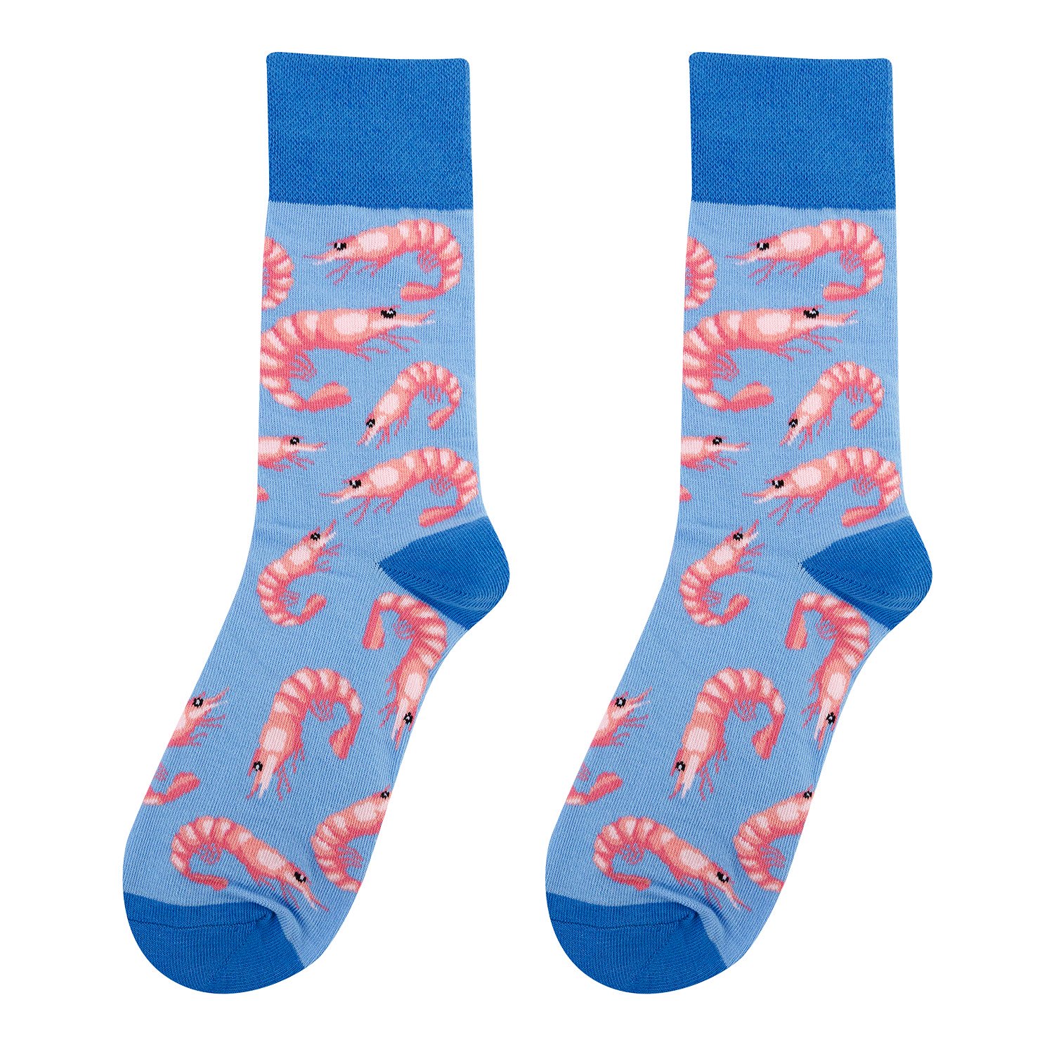 

Носки женские Kawaii Factory креветки разноцветные 41-43, креветки