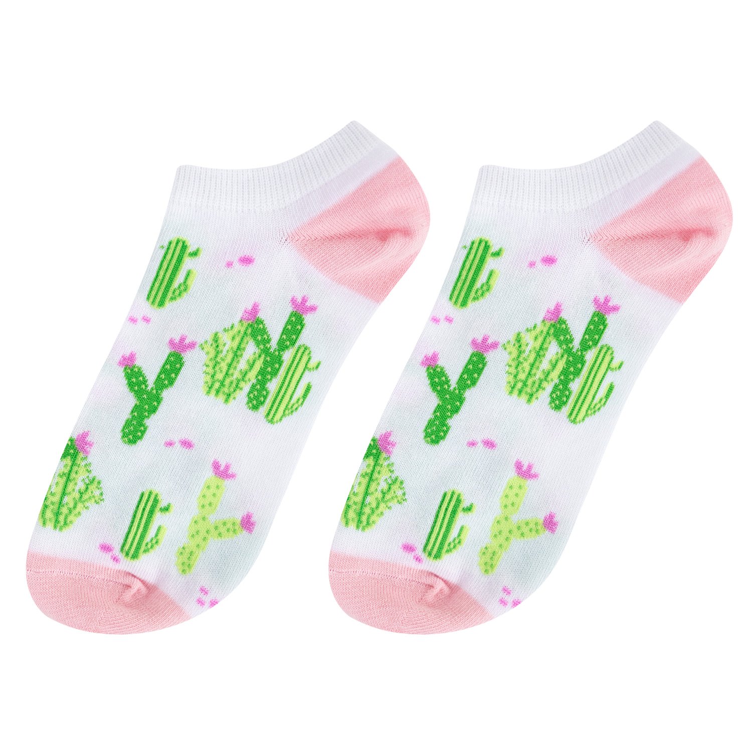 

Носки женские Kawaii Factory кактусы разноцветные 35-39, кактусы
