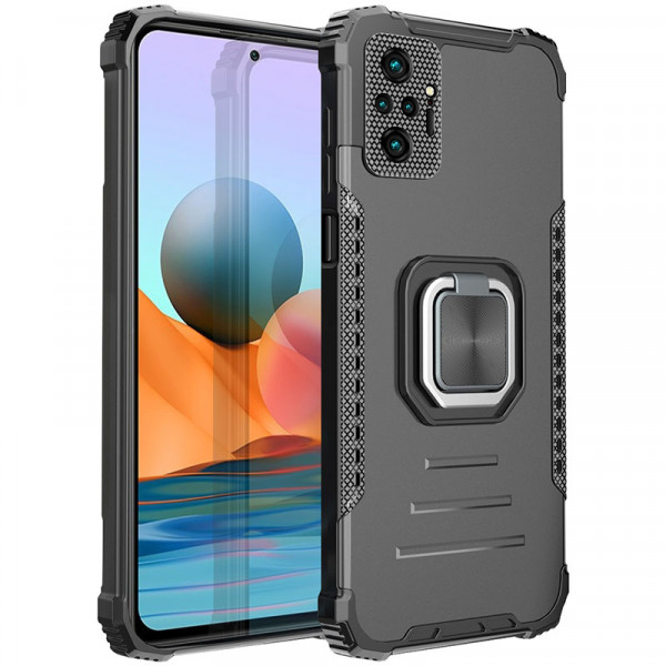Противоударный чехол Epik Brutal с кольцом для Xiaomi Redmi Note 10 Pro (Max)