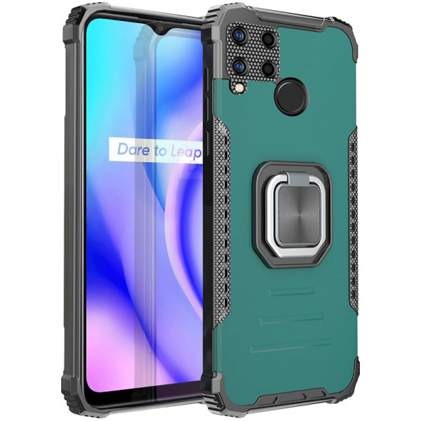 

Противоударный чехол Epik Brutal для Realme C25/C25s/C15, Зеленый