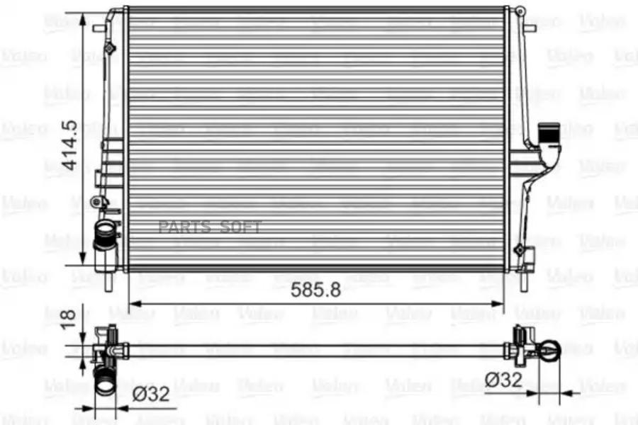 

Радиатор Valeo 735 635