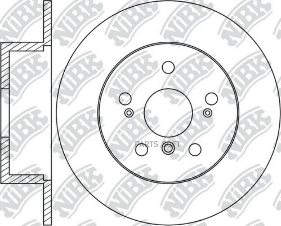 

Тормозной диск NiBK комплект 1 шт. RN1223