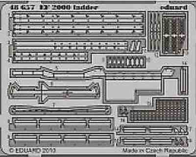 

Фототравление Eduard 48657 EF 2000 ladder Italeri/Revell 1/48, Однотонный