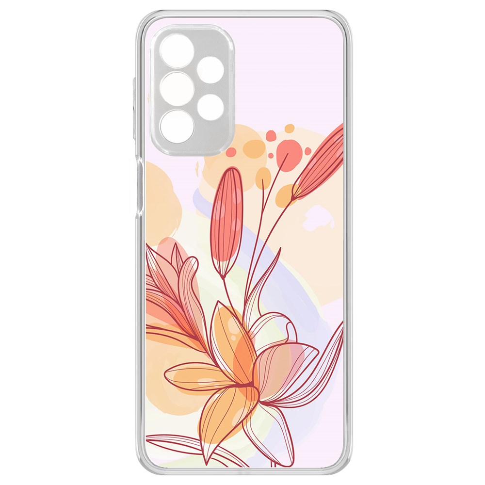 

Чехол-накладка Krutoff Clear Case Фантазия для Samsung Galaxy A23 (A235), Прозрачный