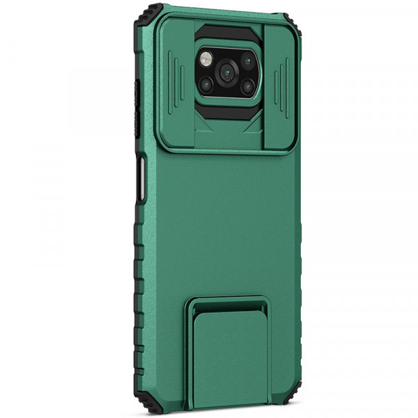 

Противоударный чехол Epik CamShield Holder для Poco X3 (NFC) Pro, Зеленый