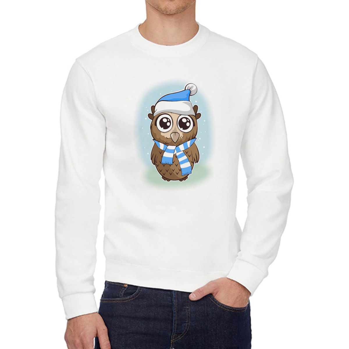 

Свитшот унисекс CoolPodarok W0113747 белый 42 RU, W0113747