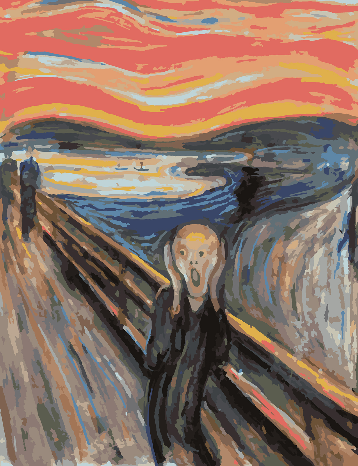 

Картина по номерам Красиво Красим Эдвард Мунк - Крик, 60 х 80 см, Эдвард Мунк - Крик