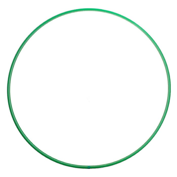 Обруч, диаметр 90 см, цвет зеленый