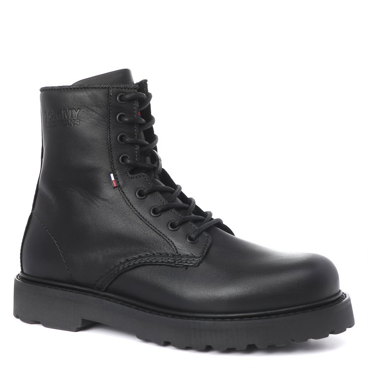 

Мужские ботинки TOMMY JEANS MENS LEATHER LACE UP BOOT EM0EM00547 черный р.43 EU, EM0EM00547_2412465