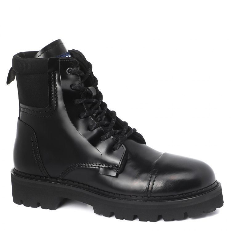 

Мужские ботинки TOMMY JEANS LEATHER FASHION POP COLOUR BOO EM0EM00542 черный р.40 EU