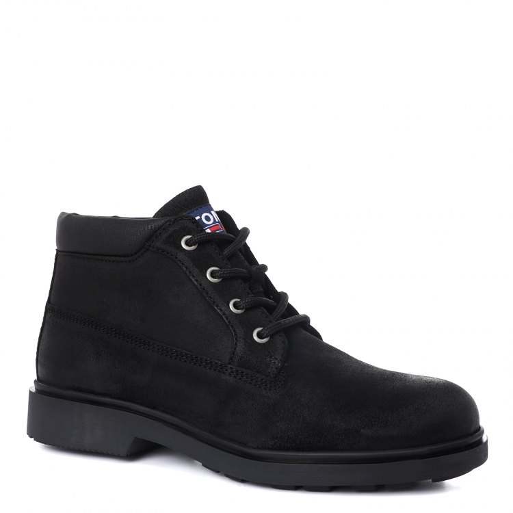 фото Мужские ботинки tommy jeans low cut tommy jeans boot em0em00541 черный р.44 eu