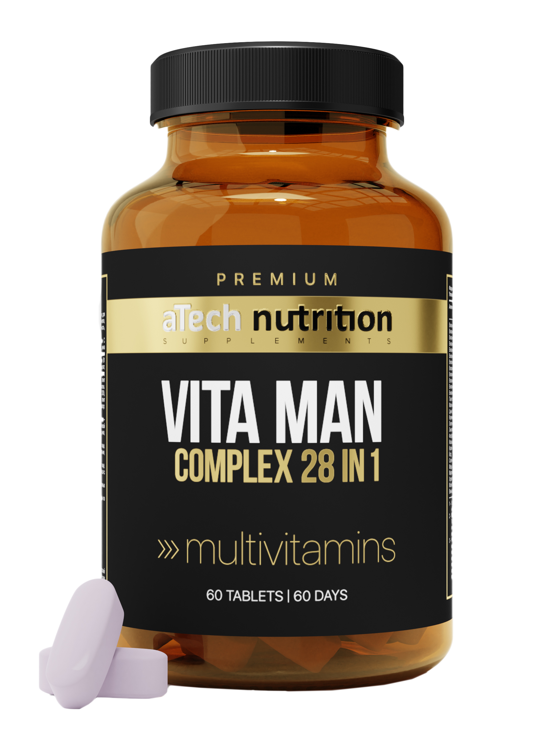 Купить Витаминно-минеральный комплекс для мужчин Atech Nutrition PREMIUM Vita-Man капсулы 60 шт.