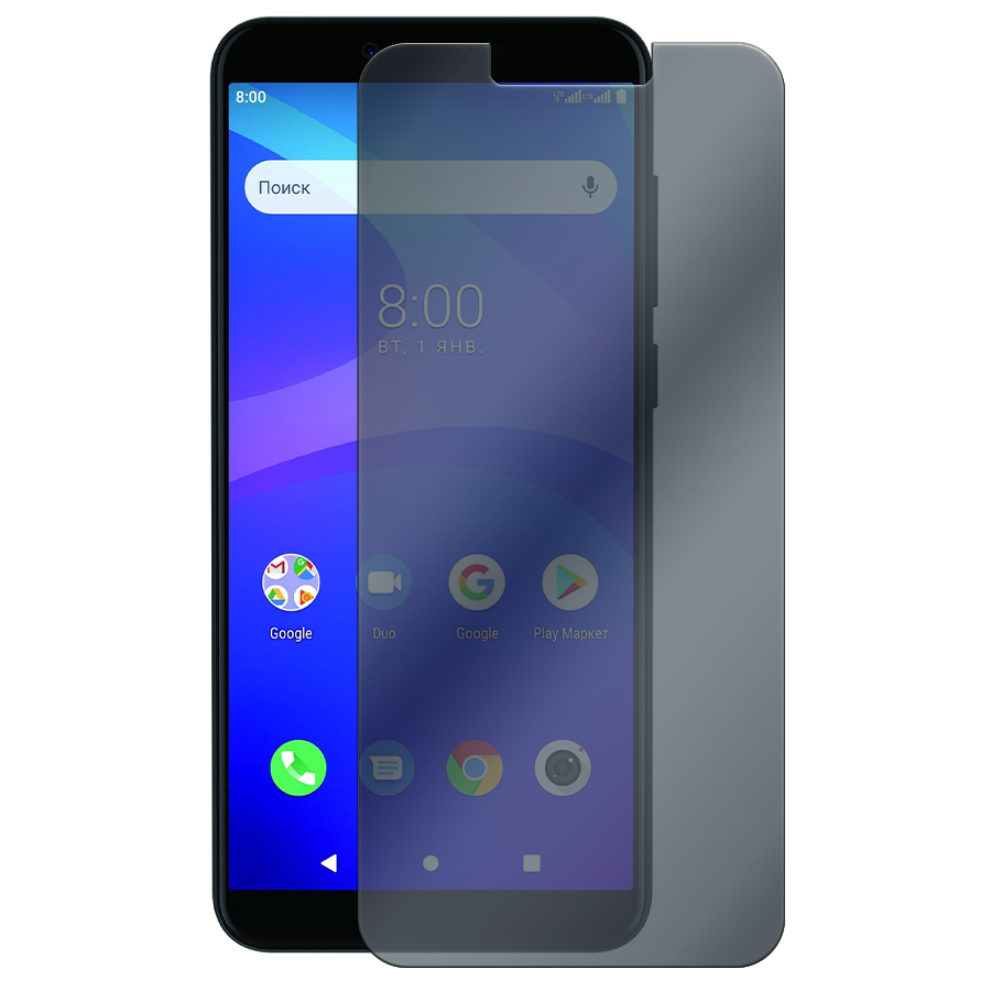 

Стекло защитное гибридное Антишпион Krutoff для Philips S397