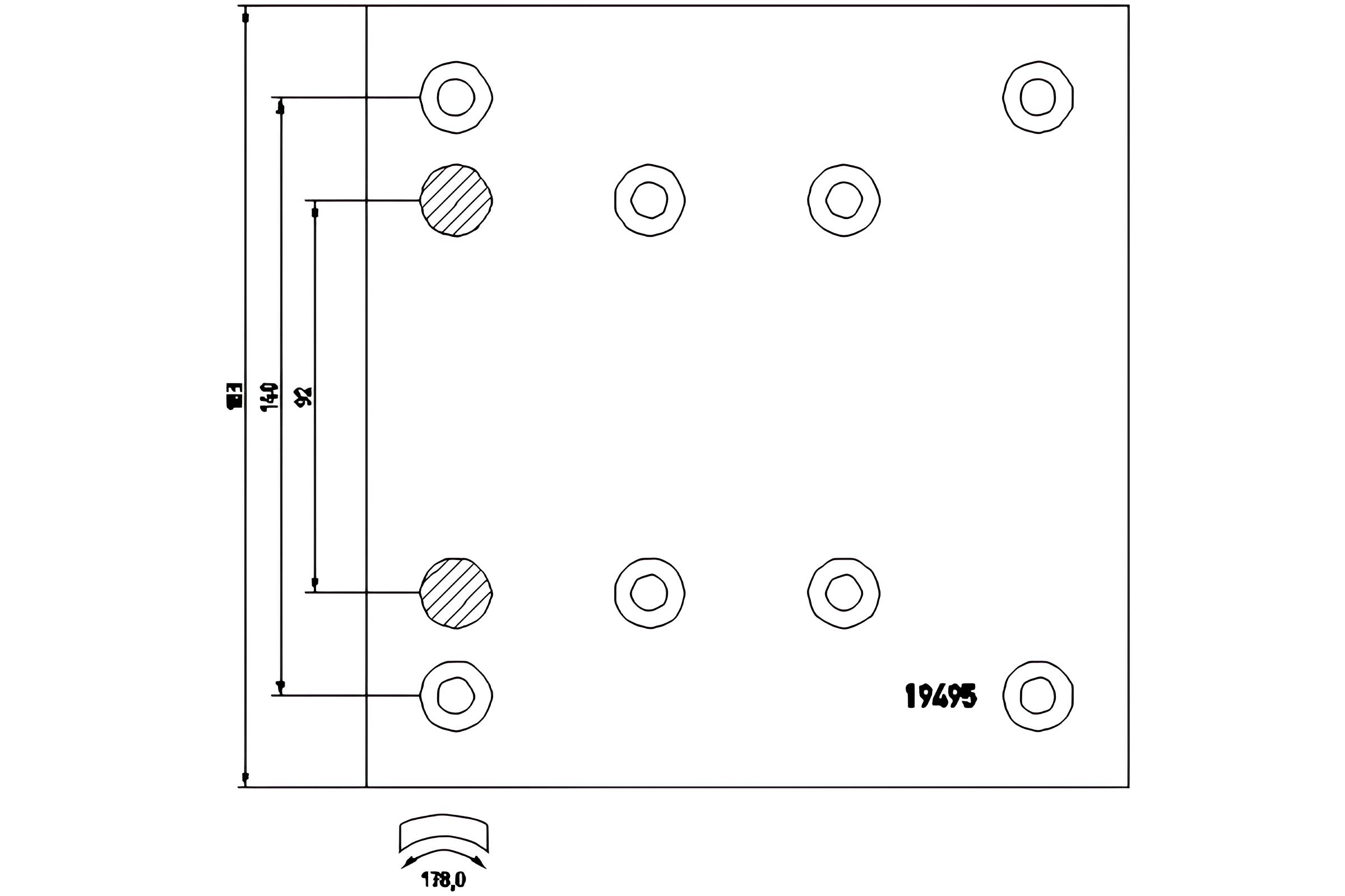 

Накладка тормозная STD 410183 MANMB