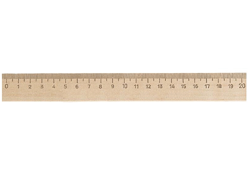 

Линейка деревянная 20см, арт.ЛМП-200, Бежевый