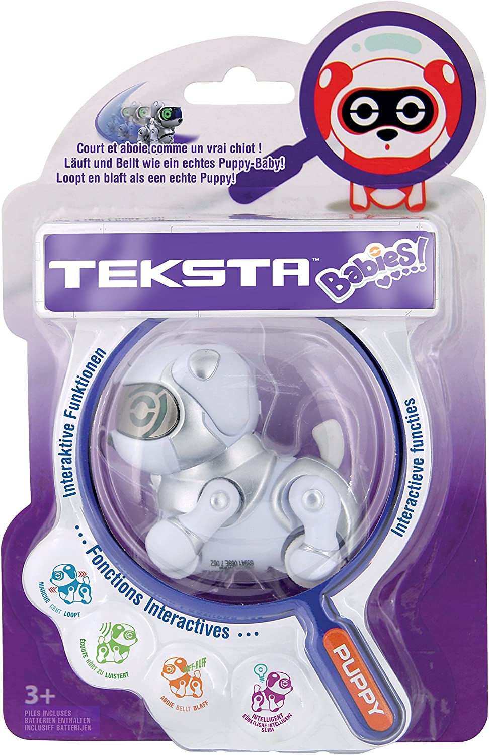 Интерактивный питомец робот Iqchina Teksta Micro Pets Robot Babies щенок