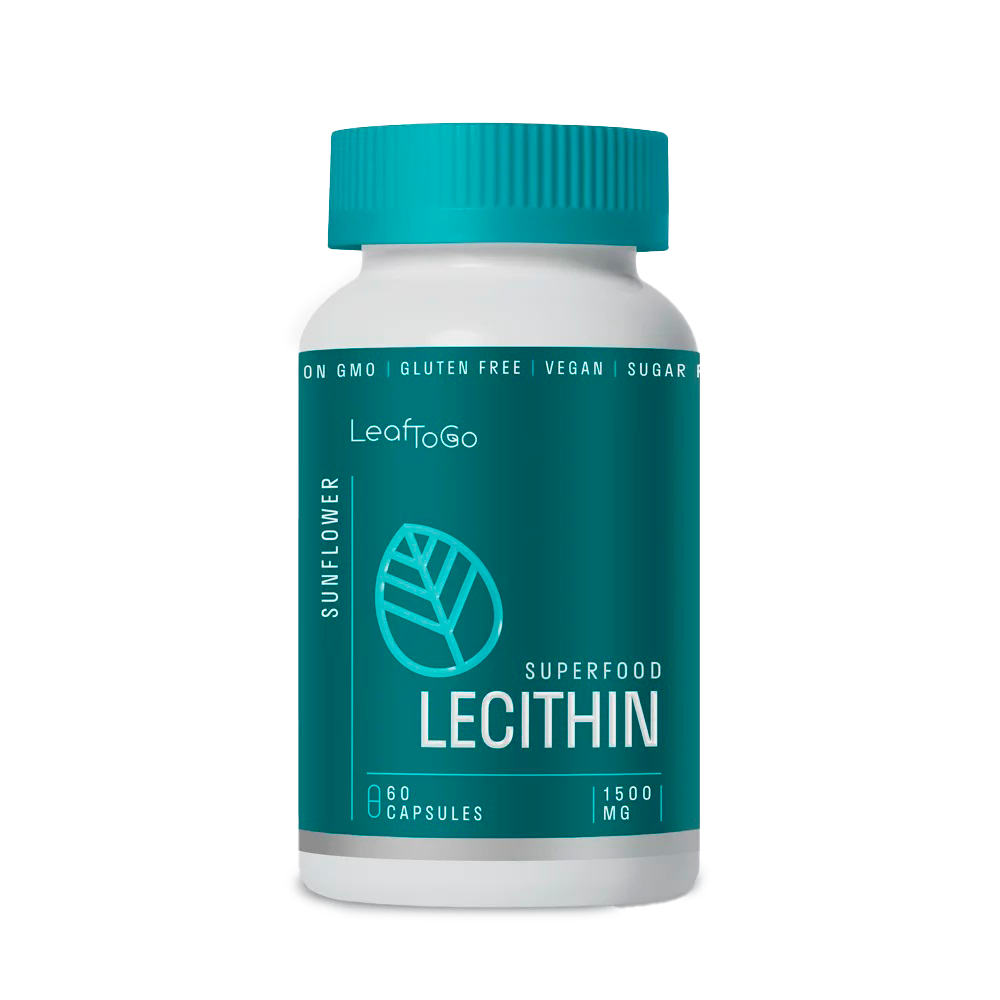 

Лецитин Leaf To Go, Lecithin, 60 капсул