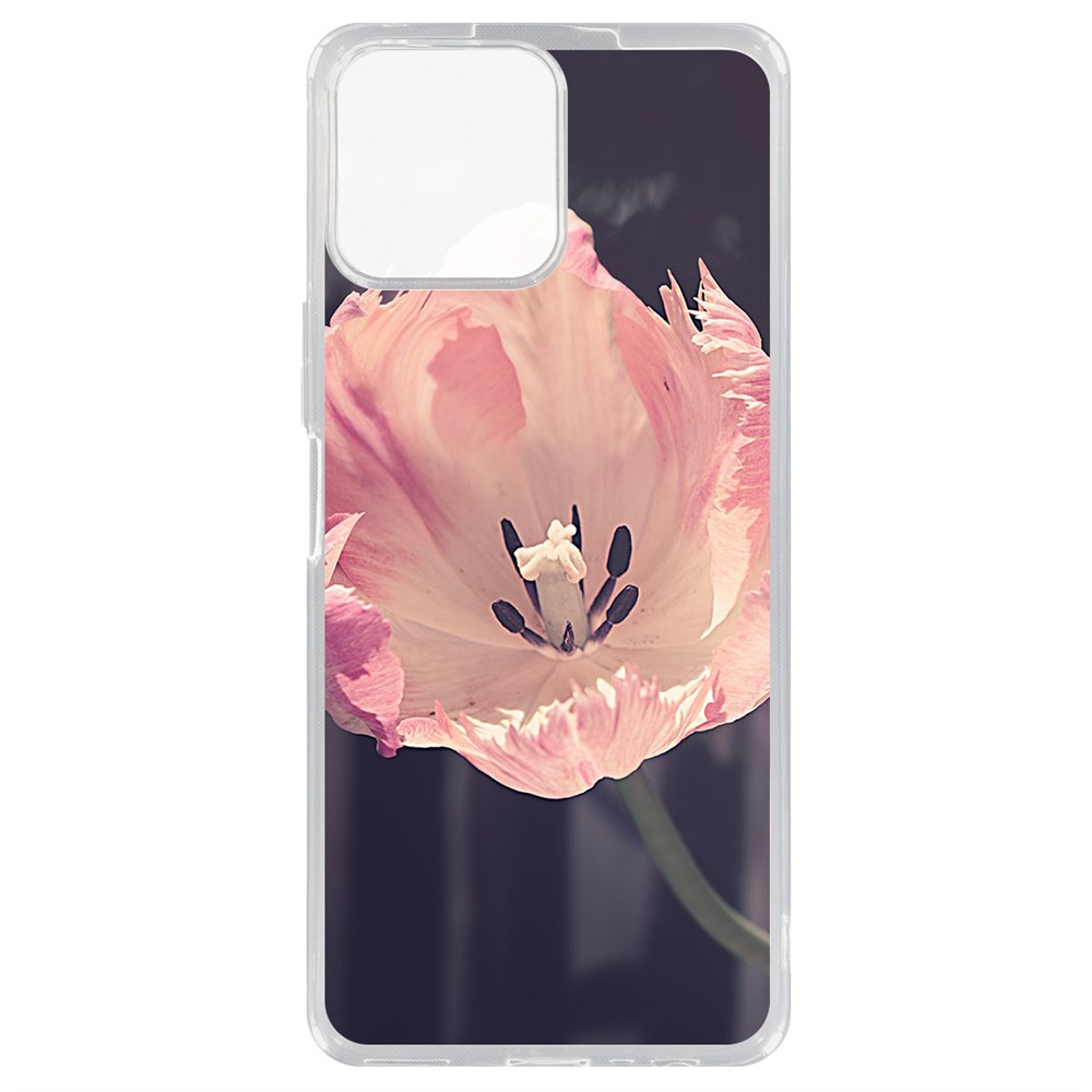 Чехол-накладка Krutoff Clear Case Тюльпан для Honor X8