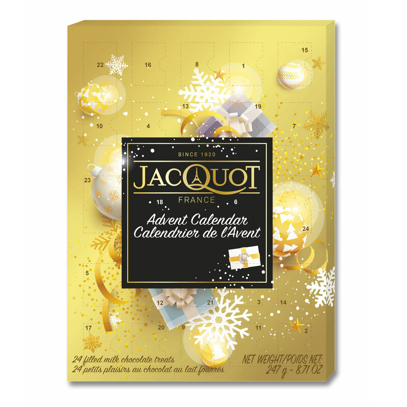 

Конфеты шоколадные Jacquot Адвент-календарь Ассорти 247 г