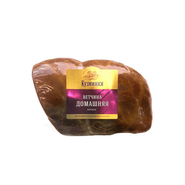 

Ветчина вареная Кузминки Домашняя +-800 г