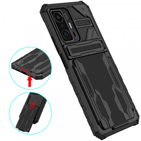 

Противоударный чехол Epik Blackout для Xiaomi Mi 11T/Mi11T Pro, Черный