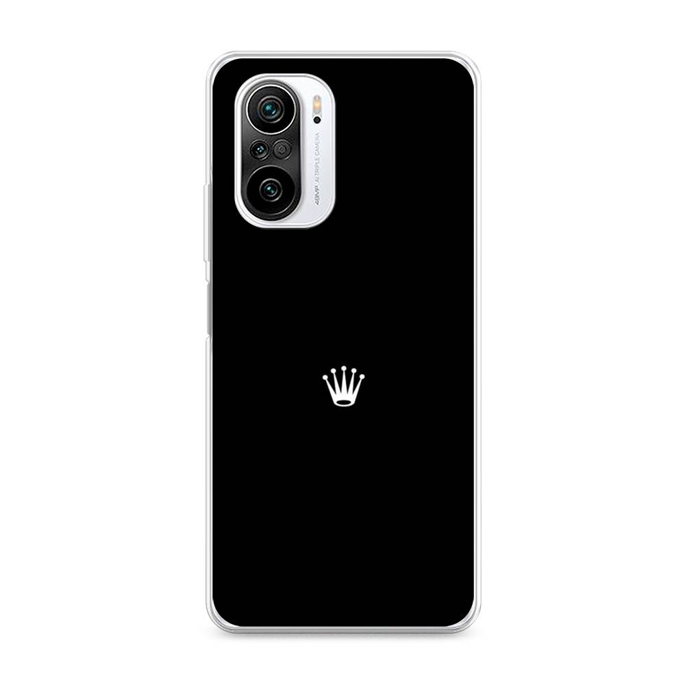 

Чехол Awog на Xiaomi Redmi K40 "Белая корона на черном фоне", Разноцветный, 310950-7