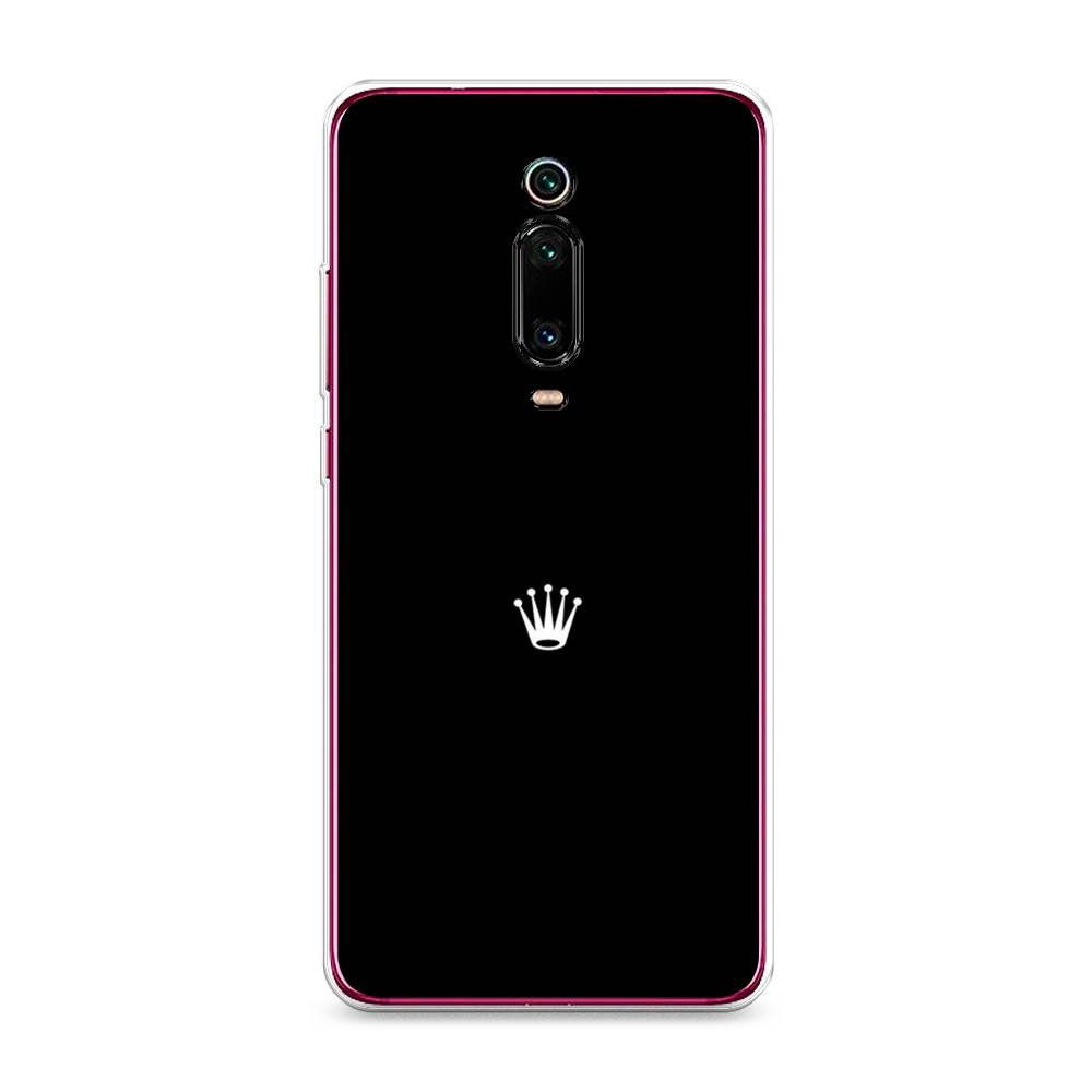 фото Силиконовый чехол "белая корона на черном фоне" на xiaomi redmi k20 pro awog