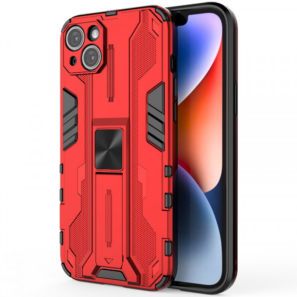 

Противоударный чехол Epik Galvatron для iPhone 13 Mini с защитой камеры, Красный