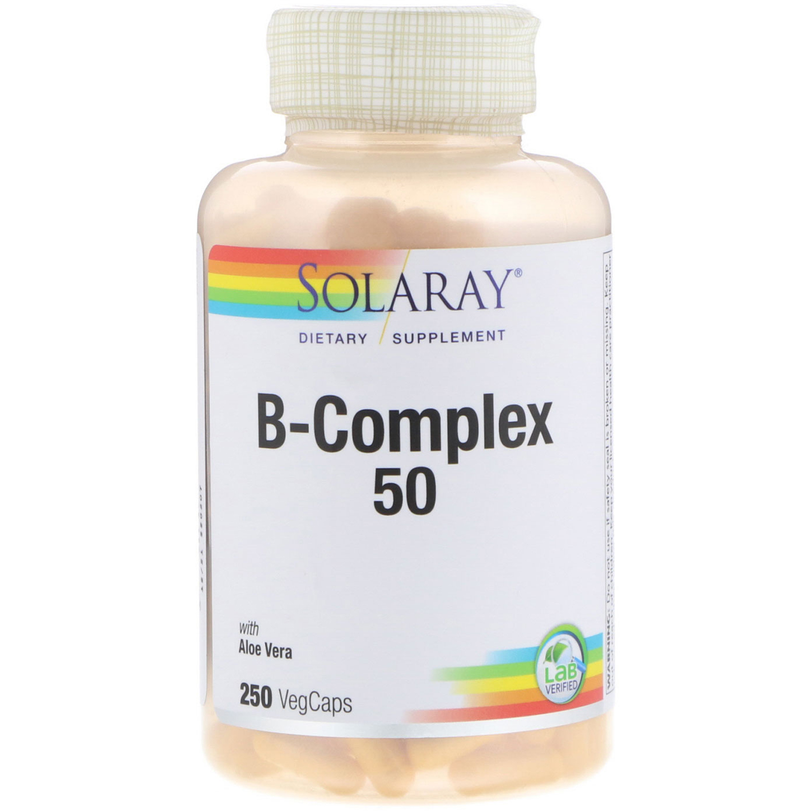 B-Complex 50 Solaray капсулы 250 шт.