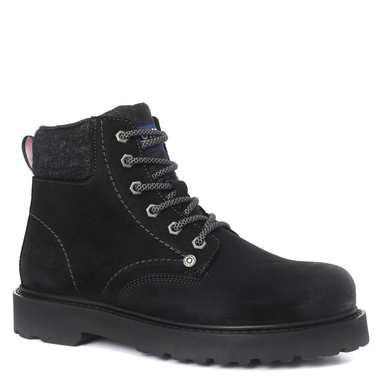 фото Мужские ботинки tommy jeans lace up mens tommy jeans boot em0em00534 черный р.45 eu