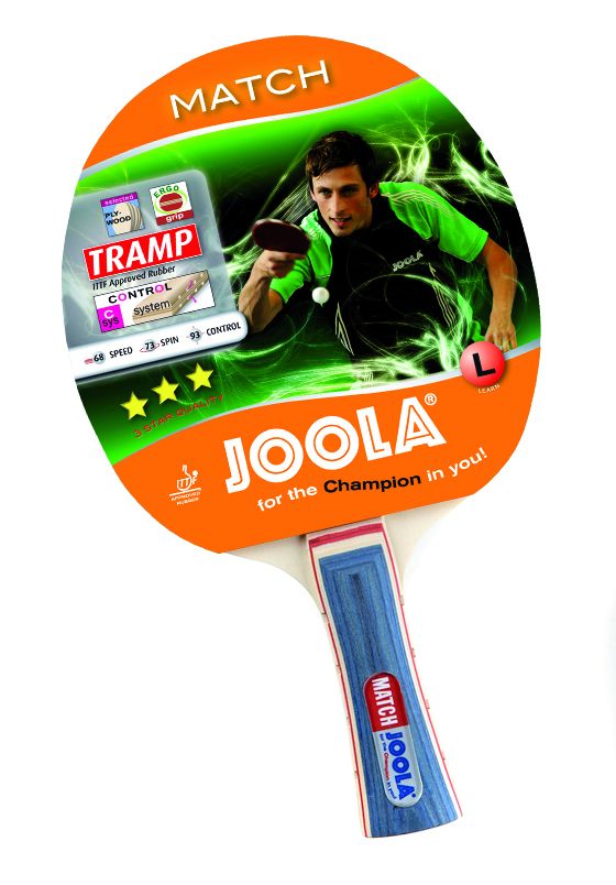 фото Ракетка для настольного тенниса joola match, коническая ручка, 3 звезды