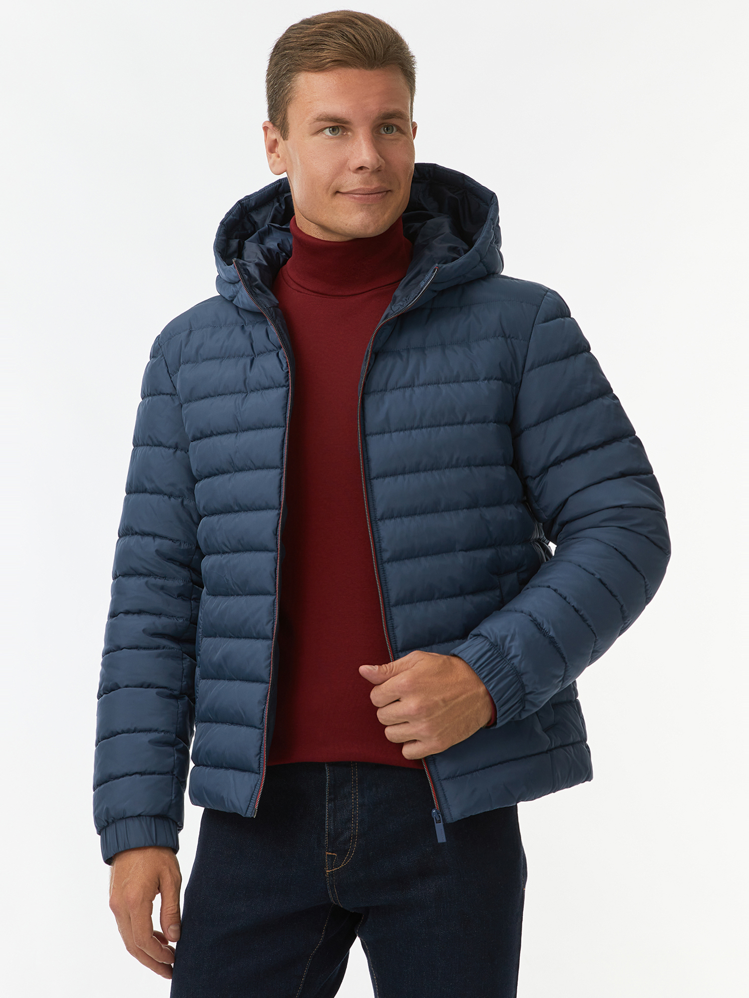 

Куртка мужская oodji 1L122013M синяя 2XL, Синий, 1L122013M