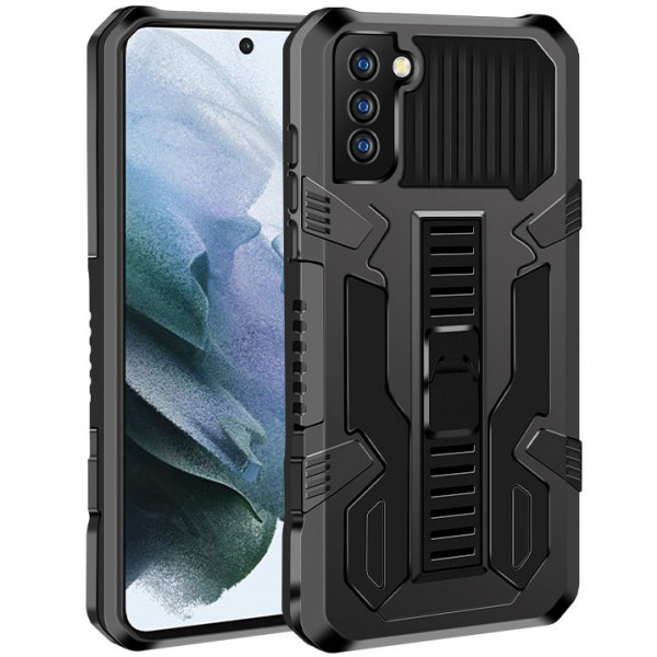 

Противоударный чехол Epik Ironhide для Samsung Galaxy S21 FE, Черный