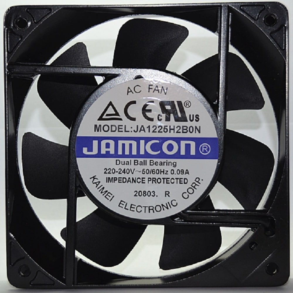 JAMICON вентилятор JA1225H2B0N-T 120х120х25 230В С00034203