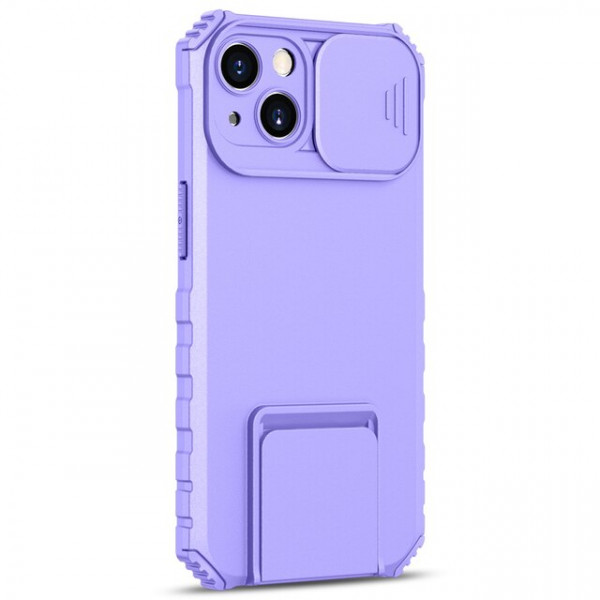 

Противоударный чехол Epik CamShield Holder для iPhone 14, Фиолетовый